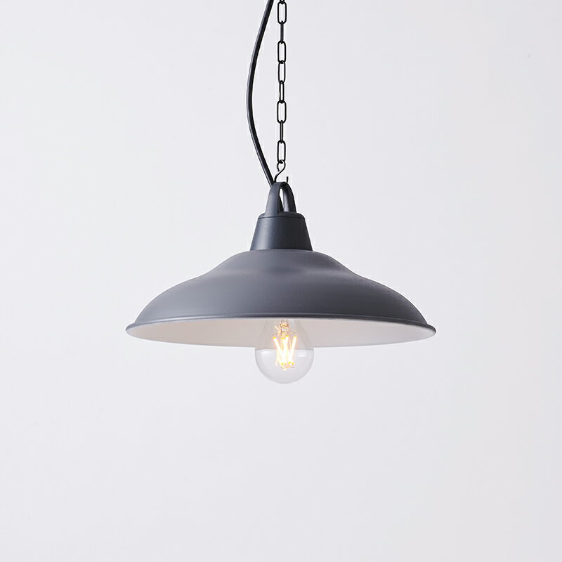 MAXRAY　CRAFT LAMP Dish S CHAIN PENDANT/クラフトランプ ディッシュS　ペンダントライト　引掛シーリング　サテンチャコールグレー　..