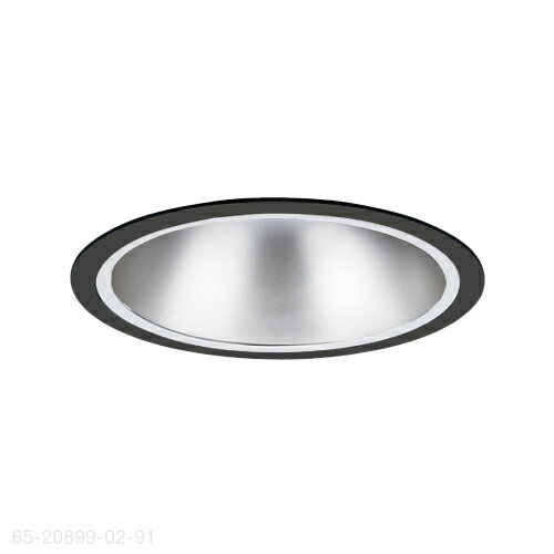 MAXRAY　NEW BASE DOWN　1300Lm TYPE（フィクスドダウンライト）　φ125mm　本体色ブラック(黒)　LED内蔵　3000K(電球色)　全光束1145lm　配光：拡散　専用調光器対応　65-20899-02-91(MD208990291+OP0153570)