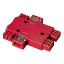 明工社 ハーネス用ジョイントボックス 4分岐 赤 結線完了表示付 20A 125V MJ2496R