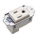 明工社 機器用ML接地コンセント 送り付 M3金具タイプ 接地2P 15A 125V ML端子 ML1274T14W ※受注生産品