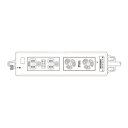 明工社 OA用ニコニコタップ 4コ口 (引掛2・接地2) 15A 125V ランプ付 接地プラグ付 コード3m MR7747TJ3 ※受注生産品