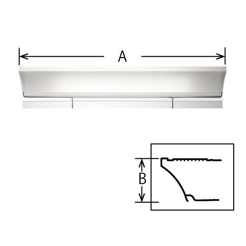 LIXIL　INAX　補修用カバー カバーのみ 照明カバー 洗面化粧室 部品　幅982mm　BM-...