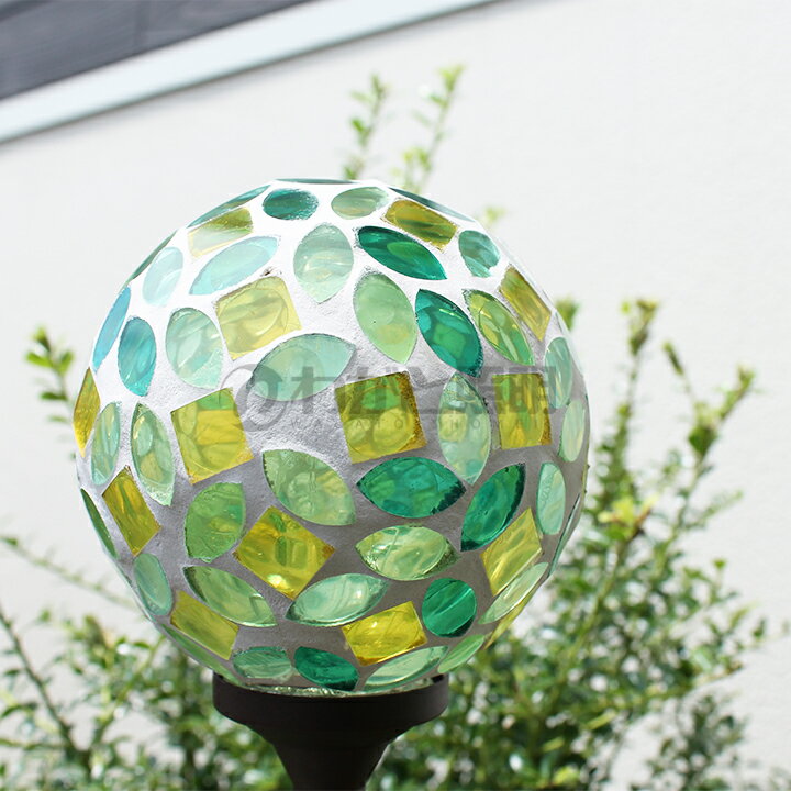 キシマ　ソーラーガーデンライト　カレード　スティックライト　グリーンリーフ　屋外用　ソーラー充電..