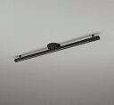 ODELIC 簡易ライティングダクトレール LED専用 全長1055mm 簡易取付A 引掛シーリング 片側300mmスライド可能 黒(ブラック) OA25349...