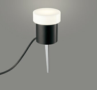 ODELIC　エクステリアライト（ガーデンライト）　LEDランプ付　白熱灯器具60W相当　ねじ込式　プラグ付キャブタイヤケーブル5m　調光・調色　電球色～昼光色　2700～6500K　高演色LED　防雨型　Bluetooth　スパイク・置型兼用　黒（ブラック）　OG264134BR