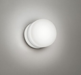 ODELIC バスルームライト(浴室灯) ブラケット LEDランプ付 白熱灯器具60W相当 ねじ込式 昼白色 5000K 高演色LED 防雨・防湿型 オフホワイ...