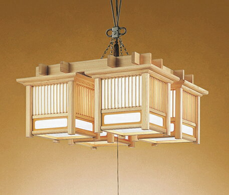 ODELIC 和風照明 ペンダントライト 引掛シーリング 高演色LED スイッチ付 〜4.5畳 LEDランプ付 4灯 非調光 昼白色5000K OC114702...