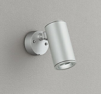 ODELIC　エクステリアライト　スポットライト　防雨型　直付　コーキングレス型　LED一体型　ミディアム配光　CDM-T35W相当　昼白色5000K　マットシルバー　OG254849P1