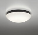 ODELIC バスルームライト(浴室灯) 防雨・防湿型 直付 高演色LED LEDランプ付 FCL30W相当 非調光 温白色3500K 黒(ブラック) OW26...