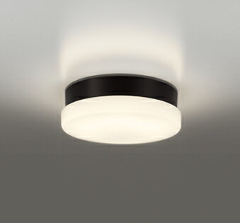 ODELIC バスルームライト(浴室灯) 防雨・防湿型 直付 高演色LED LEDランプ付 FCL20W相当 電球色2700K 黒(ブラック) OW269042...