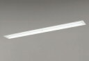 ODELIC LEDベースライト 埋込穴□2446×220mm 昼白色 Hf86W×2灯相当 LEDランプ付き XD266093P1