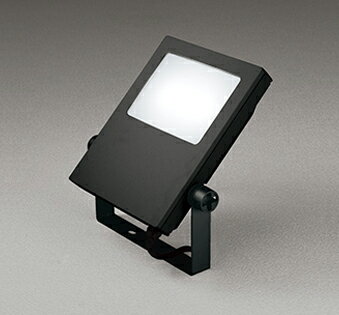 ODELIC　LEDエクステリアスポットライト　スクエアライト　水銀灯400W相当　屋外用　拡散　防雨型　ブラック　昼白色　LED一体型　XG454037