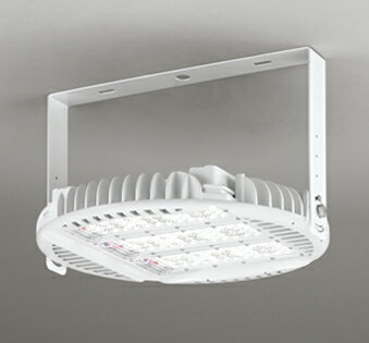ODELIC LED高天井用照明 水銀灯700W相当 直付 防雨型 昼白色 ミディアム配光 LED一体型 (電源別売) XG454047