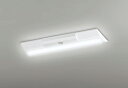 ODELIC LED非常用照明器具 階段通路誘導灯兼用型 直付 逆富士型 白色 Hf16W高出力×2灯相当 高演色 LEDユニット付き XR506004R4C