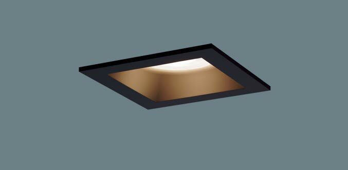 パナソニック ダウンライト 高気密SB形 拡散タイプ LEDフラットランプ用 専用調光器対応（別売） 埋込穴□100mm 60形電球1灯器具相当 電球色 (ランプ付) XAD1104LCB1(LGD9104+LLD2000LCB1)