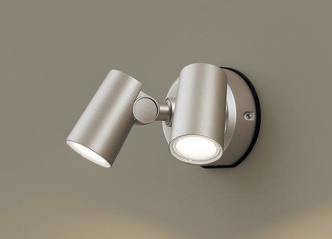 パナソニック　壁直付型　LED（電球色）　エクステリア スポットライト　拡散タイプ　防雨型　60形電球2灯器具相当　LED内蔵　LGW40482LE1