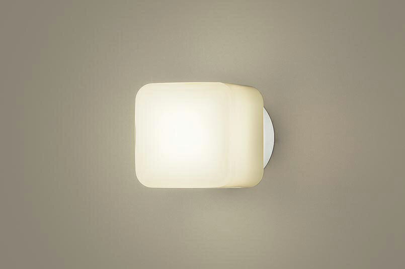 パナソニック 天井直付型・壁直付型 LED(電球色) ポーチライト・浴室灯 LED電球交換型・防湿型・防雨型 白熱電球40形1灯器具相当 ランプ付 LGW850...