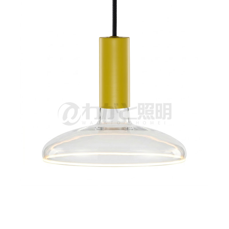 well lit　ウェルリット　ペンダントライト+LEDランプセット　SPIN PENDANT+AZURE　調光　引掛シーリング　全光束460lm　6W　電球色2200K　本体:MERRILY CELERY/メリリーセロリ　LEDランプ:AZURE ORBIT　SPIN PENDANT MERRILY CELERY+AZURE ORBIT