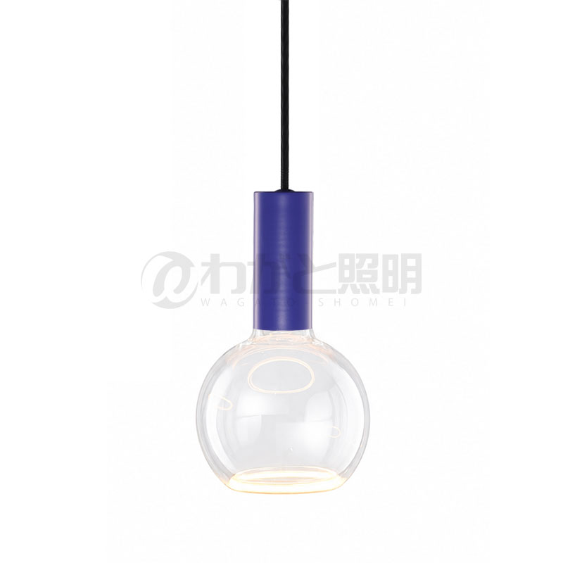 well lit　ウェルリット　ペンダントライト+LEDランプセット　SPIN PENDANT+AZURE　調光　引掛シーリング　全光束400lm　6W　電球色2200K　本体:PERI OPTIMISTIC/ペリ オプティミスティック　LEDランプ:AZURE ORB　SPIN PENDANT PERI OPTIMISTIC+AZURE ORB