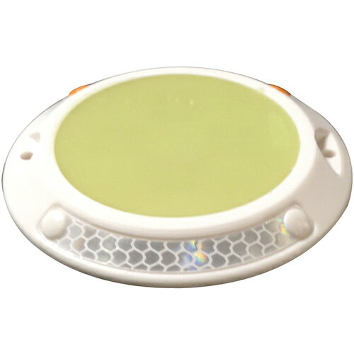 日本緑十字社 超高輝度蓄光・反射縁石鋲 耐荷重1．5t 110mmΦ×H11mm NRD11 408021