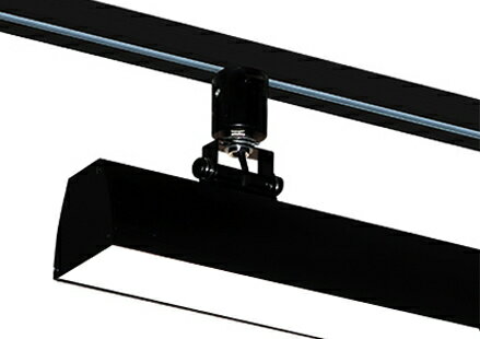 TES LIGHTING 配線ダクトレール用 LEDベースライト リビアーノプラス 600mmタイプ 色温度:4000K(白色相当)(LED一体型) 光束:1947lm 本体色:黒(ブラック) TFL-8458B-40