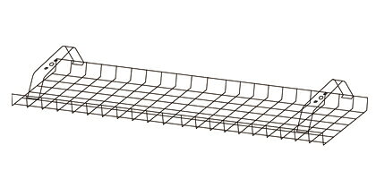 乐天商城 - 三菱　LED施設照明器具用ガード　Lファイン40形用　屋内用　GAF36 ※受注生産品