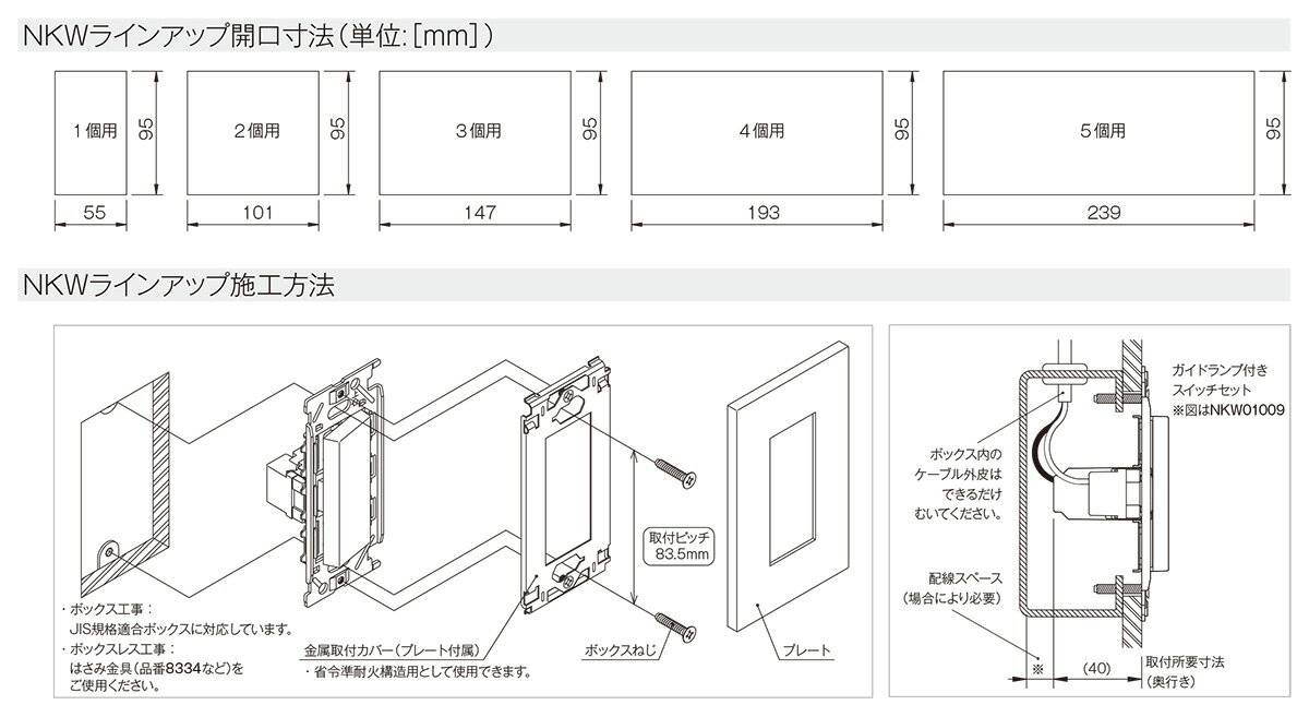 神保電器　ニューマイルドビーシリーズ　プレート　1連用ブランクプレート　チョコ　SLP-0UF-C 2