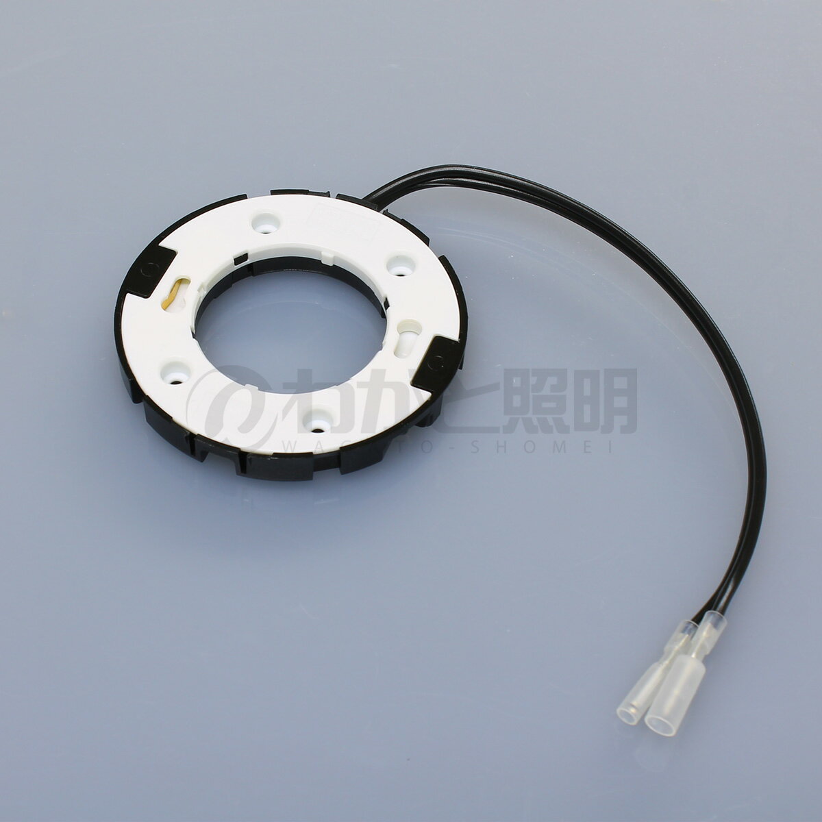 テクノパーツ 家具用LED照明(什器用) GX53ソケット 直付 丸形 100Vリード線200mmコネクター付 PC付 LEDランプ別売 黒(ブラック) GX5...