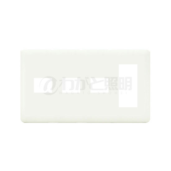 神保電器　J・WIDEシリーズ　WJEシリーズ　コンセントプレート　4連用　6コ用（1コ+1コ+1コ+3コ）　ピュアホワイト　WJE-1113