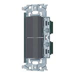 パナソニック　SO−STYLE（ソー・スタイル）　スイッチ・取付枠セット品（ロングハンドル）　ダブル　スイッチE（4路）×2　15A　300V　AC　マットグレー　WNSS52494H