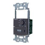 パナソニック　アドバンスシリーズ配線器具　埋込電子浴室換気扇用タイマ付スイッチセット　スイッチスペース＋12時間タイマ（約10秒〜12時間可変形）　AC／DCモータータイプ両用　換気扇1A　マットグレー　WTA53935HK