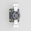 アメリカン電機 接地形3P 20A 480V 引掛形埋込コンセント 4240L16