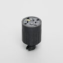 アメリカン電機 接地形3P 30A 250V 引掛形コードコネクタボディ (ゴムカバー) 4324RL15
