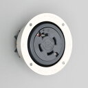 アメリカン電機 接地形3P 60A 600V 引掛形フランジコンセント 4666