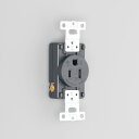 アメリカン電機 接地形2P 15A 125V 平刃形 埋込コンセント 黒 7110GN