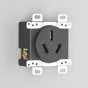 アメリカン電機 3P 50A 250V 平刃形埋込コンセント 8520N