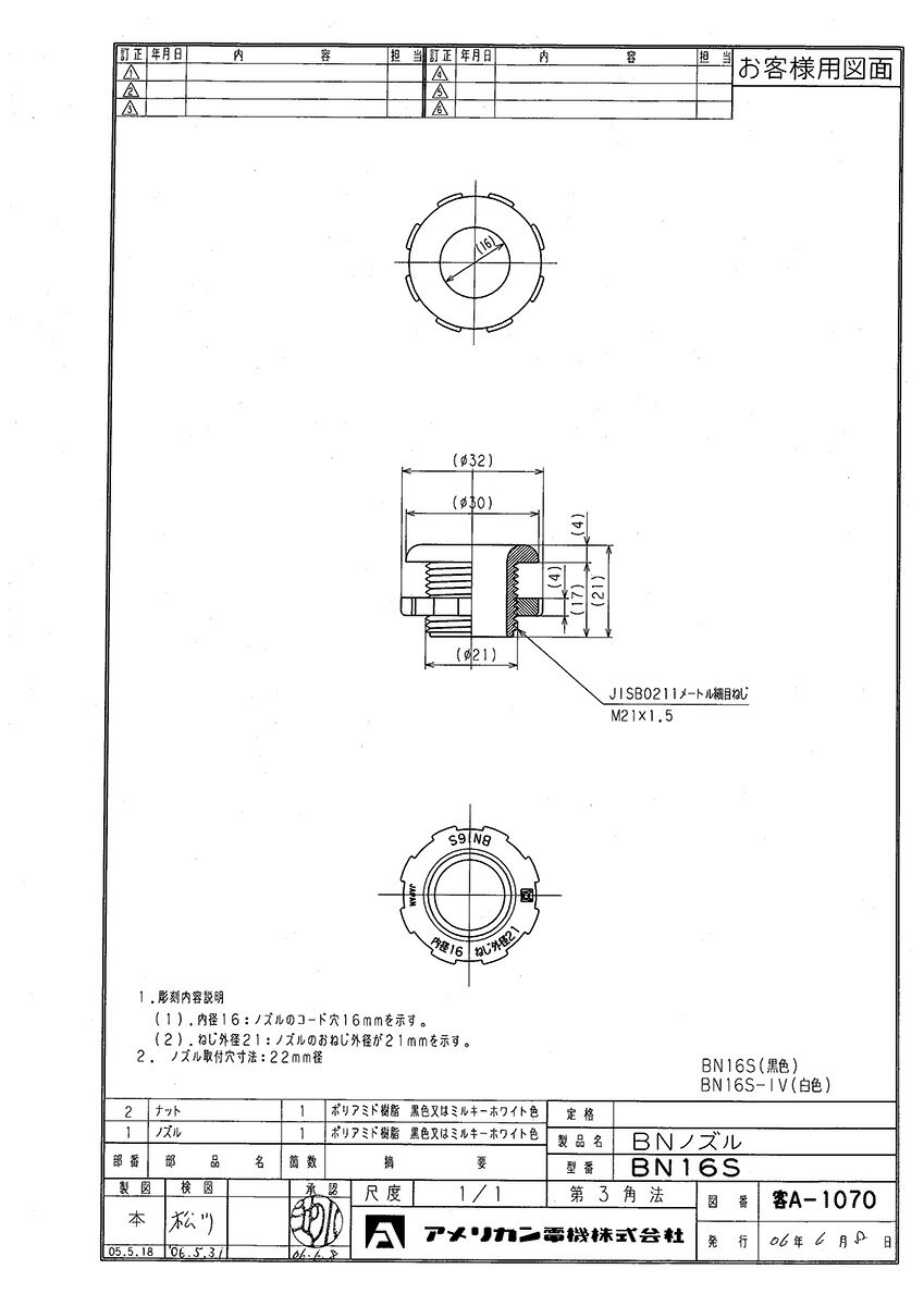 ����ꥫ���ŵ���BN�Υ���(�١����Υ���)�����16�����շ���ˡ: 22������BN16S