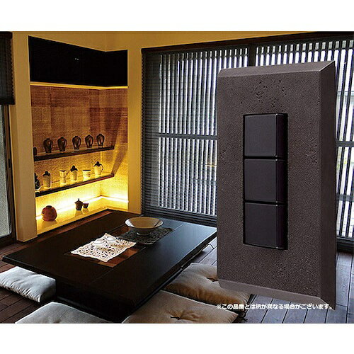 スガツネ LAMP エイジドキャストシリーズ  スイッチ・コンセントプレート ブロンズレッド 黄銅 1連用 3口 十字穴付皿小ねじM3.5×5付属 PXP-AC01-RD
