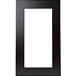 スガツネ　LAMP　クールメタルシリーズ　スイッチ・コンセントプレート　ブラック　ステンレス鋼　1連..