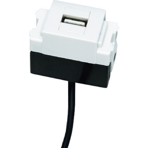 スガツネ　LAMP　USBコネクタ　DM1-USB型　ホワイト　USB2.0　2m　DM1-USB20-WT