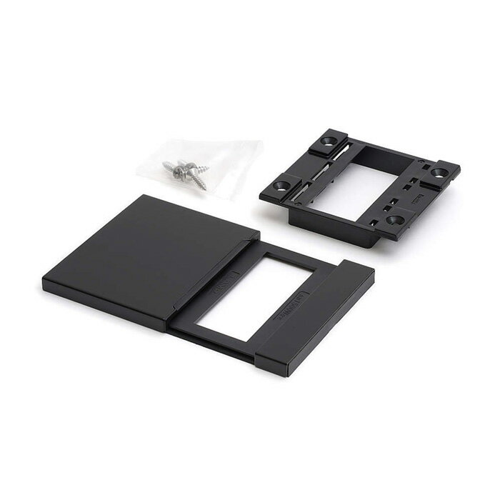 スガツネ　LAMP　コンセントカバー　DMC3-SN型　金属カバータイプ　PAT　ブラック　開時保持　3口　DMC..