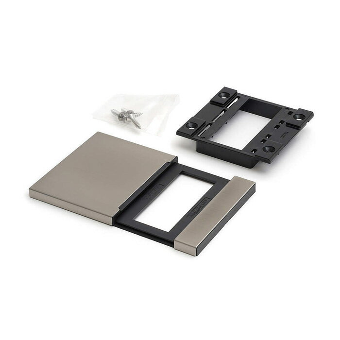 スガツネ　LAMP　コンセントカバー　DMC3-SN型　金属カバータイプ　PAT　シルバー　開時保持　3口　DMC..