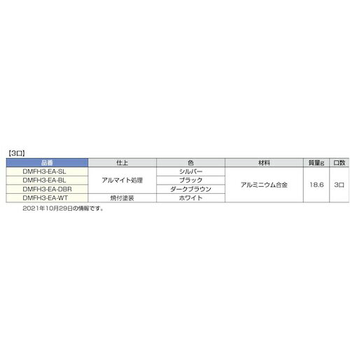 スガツネ　LAMP　コンセントプレート　DMFH-EA型　金属製　掘込仕様　ダークブラウ...