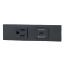 神保電器 NKシリーズ 家具・機器用接地コンセント+USBコンセント(Type-C)セット(什器用) PD充電最大18Wまで ソフトブラック(SB) KAG26...