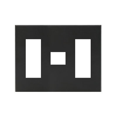 神保電器　J・WIDE SLIMシリーズ　スリムスクエア　コンセントプレート　簡易耐火プレート　3連用　7コ..