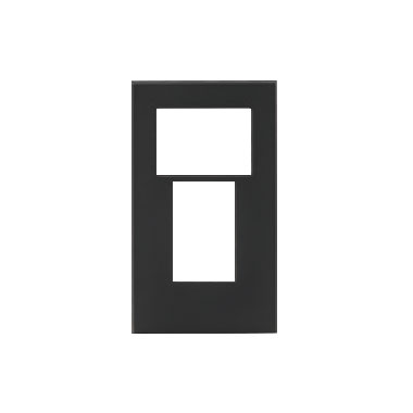 神保電器　J・WIDE SLIMシリーズ　スリムスクエア　スイッチ＋コンセントプレート　2口＋ブランクチッ..