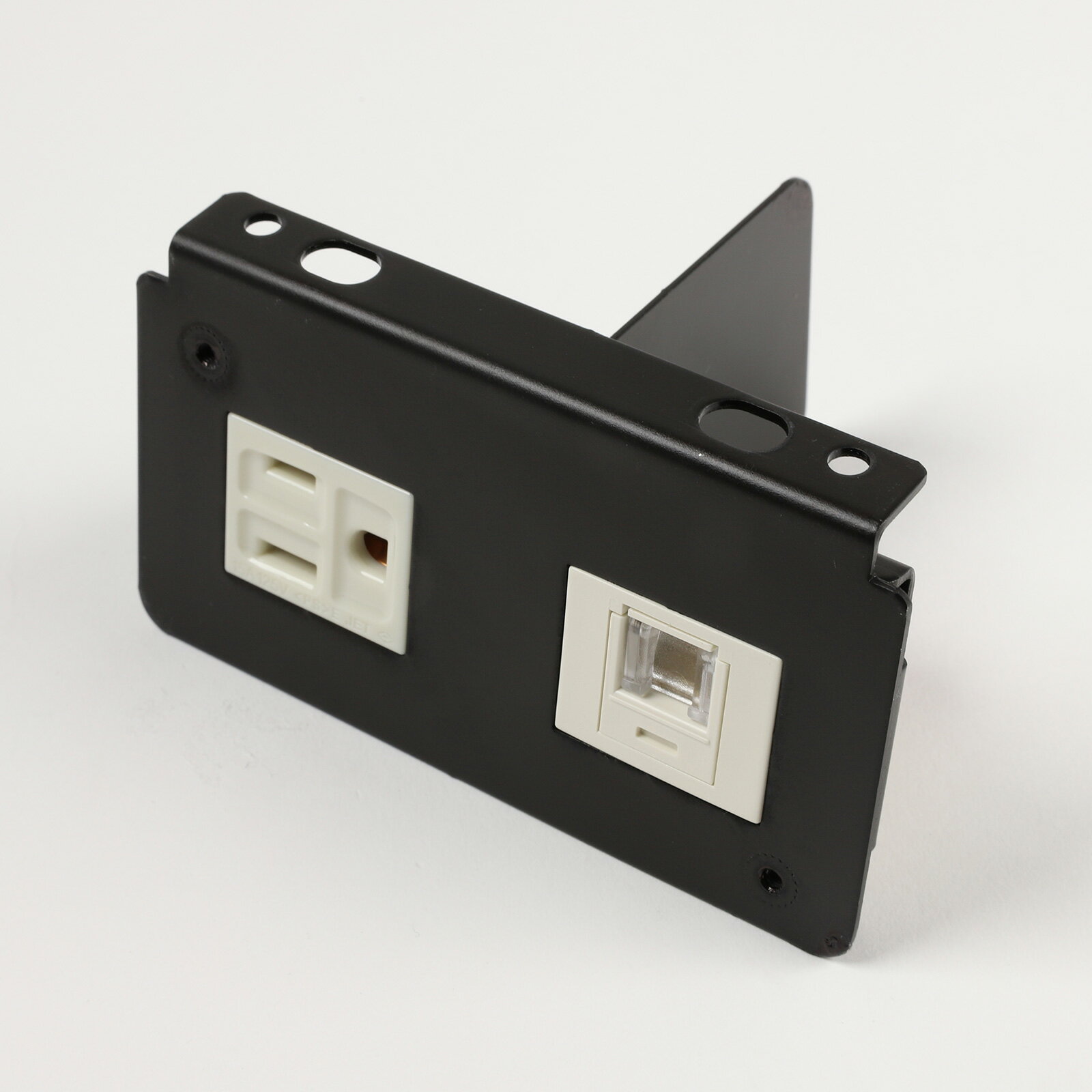 TERADA　フロアコンセント　テラコン　スマートコンセント　マルチタイプ(打込) TSK用 器具ブロック(電源接地付×1／CAT6×1)　TSK20015 ※受注生産品