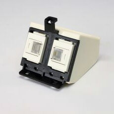 TERADA フロアコンセント テラコン フリーアクセスフロア用 バリアフリー対応スマートコンセント CEA・CEDシリーズ A側器具ブロック(CAT5E×2) CEA90082A