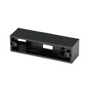未来工業 機器用モール用スイッチボックス 機器用配線器具(2個用) 黒(ブラック) MSB-K2K