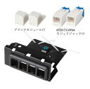 TERADA フロアコンセント テラコン フリーアクセスフロア用 スマートコンセント SRRシリーズ 器具ブロック(CAT6A×2) SRR182